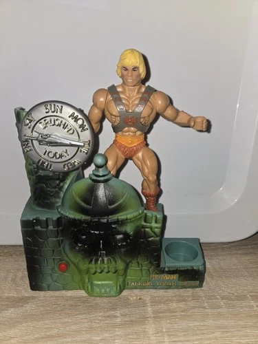 Vintage Masters of the Universe MOTU He-Man Toothbrush Holder Authentic