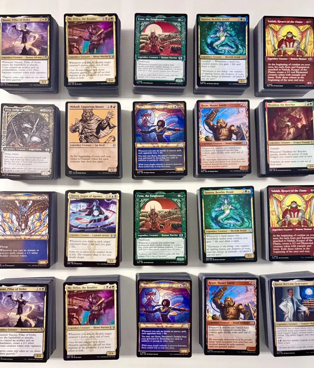 ebay mtg commander deck MTG Commander Deck EDH Deck Captain N'ghathrod 100 Magic Cards Custom Deck  Horror Deck Dimir Mill