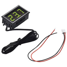 1Pcs Digital Thermometer Wi/ 1M Probe DC5V-12V LED Thermometer for Car Temperatu