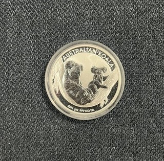The Perth Mint 2011 Australian Koala $1 1oz .999 Silver Coin Encapsulated