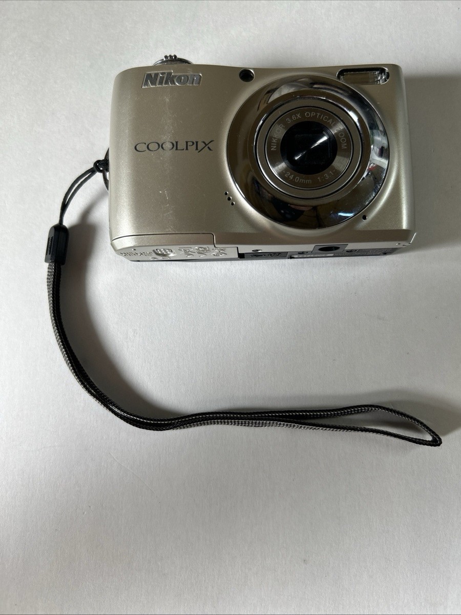 Nikon COOLPIX L22 12.0MP Digital Camera Champagne silver Screen