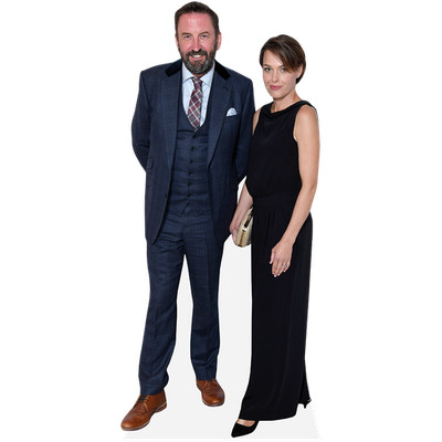 Lee Mack And Sally Bretton (Duo) Mini Celebrity Cutout