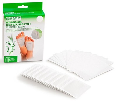 HARO Bambus-Detox-Patch Fußsohlen 80 x 60 mm weiß selbstklebend 10 Stück
