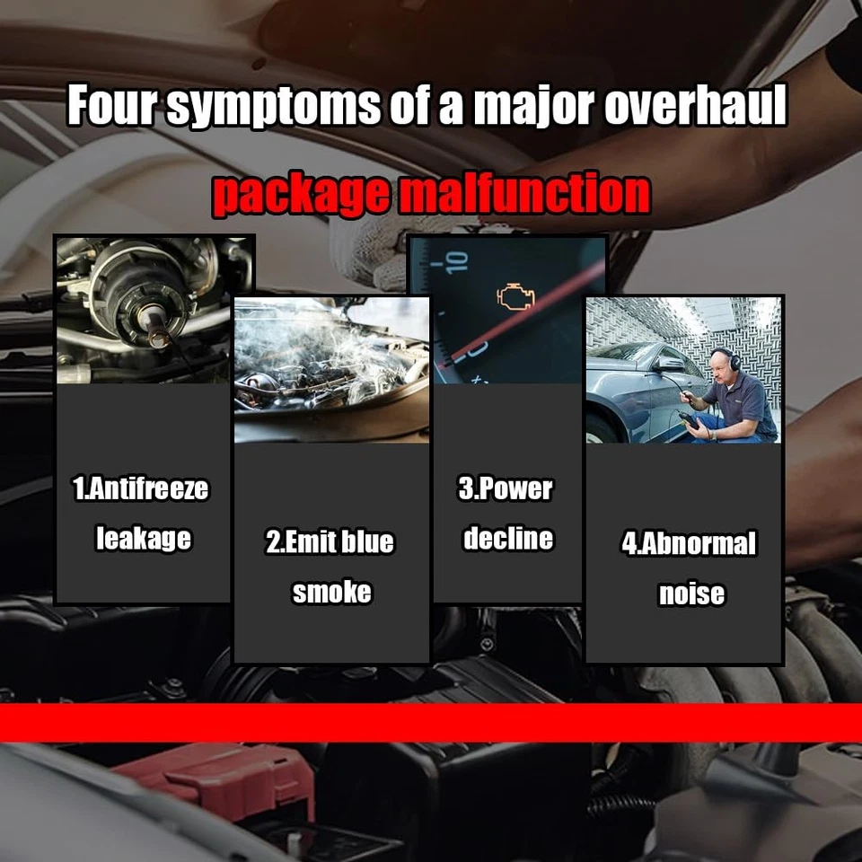 Kit de sello de junta de reconstrucción de motor de calidad OEM 079103383AQ para Audi R8 2008-2015 Foto 3 de 4