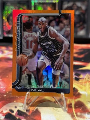 2025-26 Topps Basketball Shaquille O'Neal True Orange /25 Orlando