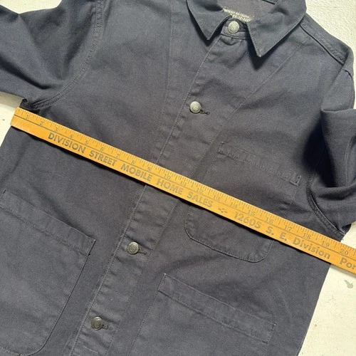 Imogene & Willie Canvas Chore Jacket French Euro Military Style Made In USA XS-S image 4