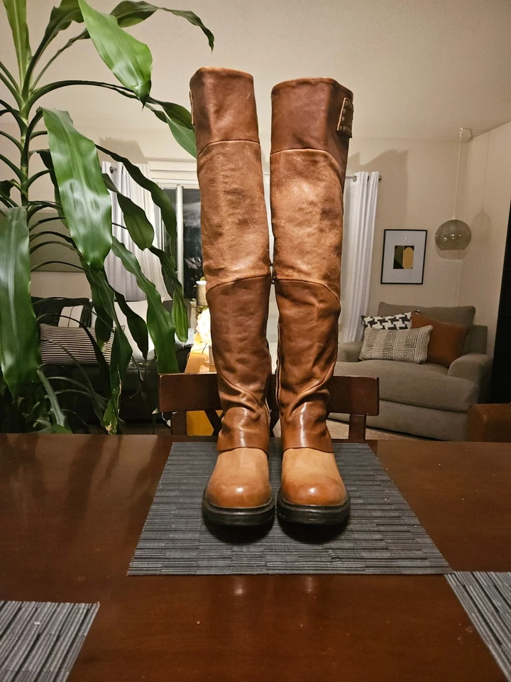 A.S.98 Ardie Knee High Boot, Color Whiskey SZ  EU 37-US 6.5-7 NWOB MSRP $599.95 - Image 3 of 4