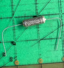 .022uF 100v Sprague Axial Film Capacitor Vitamin Q Vintage Tone 5% Audio