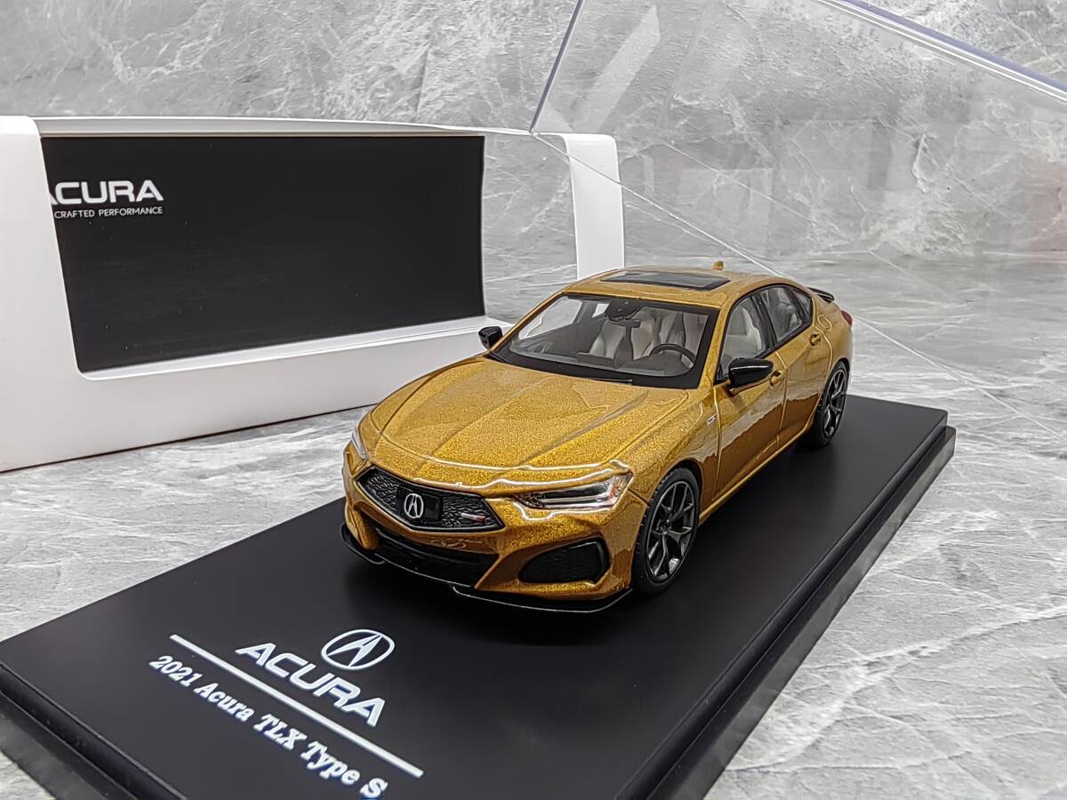 TSM 2021 Acura TLX Type S Tiger Eye 1/43 Diecast Model Car TSM 2021 Acura TLX Type S Tiger Eye 1/43 Diecast Model Car