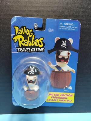 2010 Raving Rabbids ''Travel in Time'' 2.5'' Mini Figure: Pirate Rabbid Rayman NIP