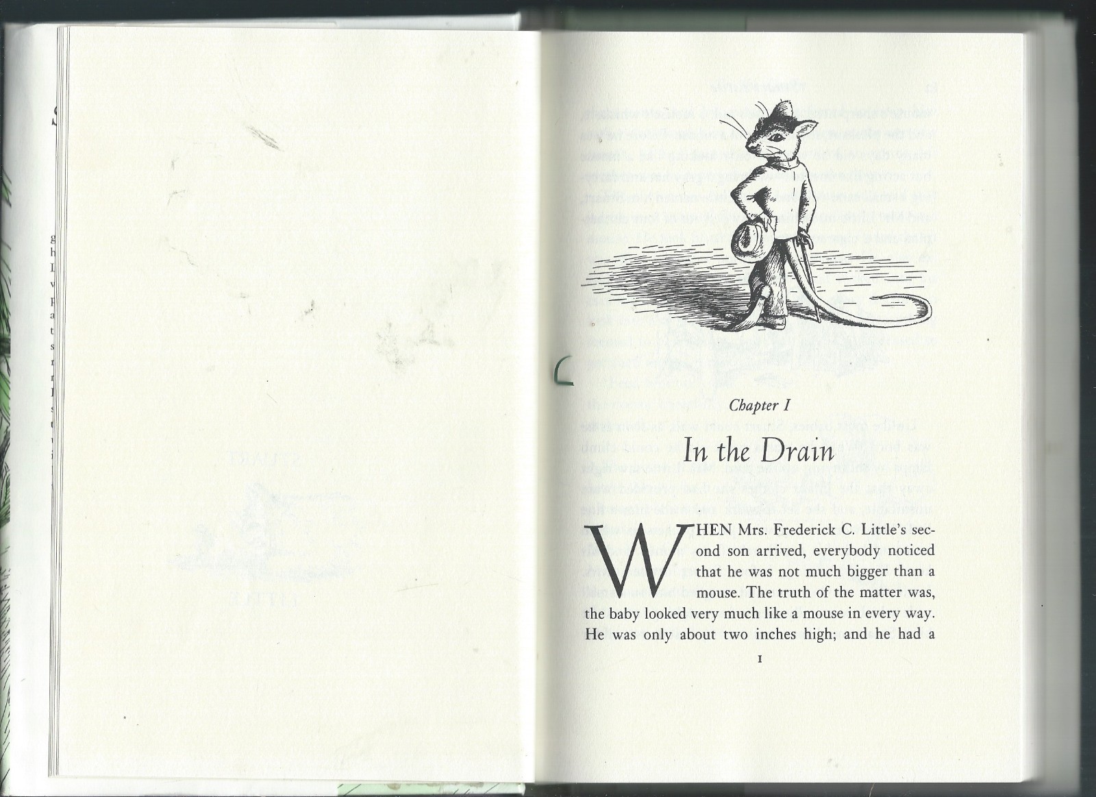 FILA Stuart little by eb white hardcover dust jacket Harper & row art G Williams 1973