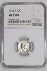 1944-S MERCURY DIME NGC MS65 FB