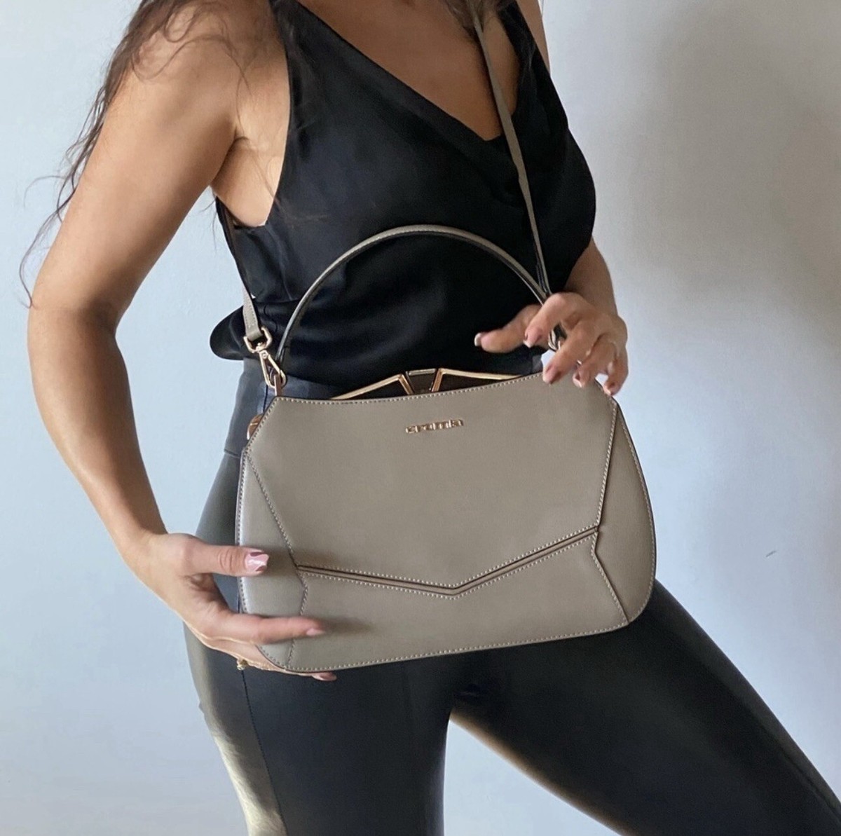 Cromia Made In Italy genuine leather puzzle bag NWOT | eBay