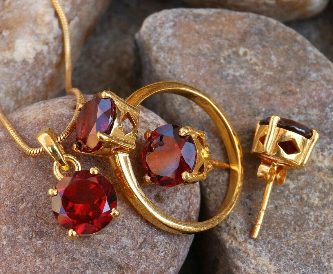 Ebay garnet jewelry deals