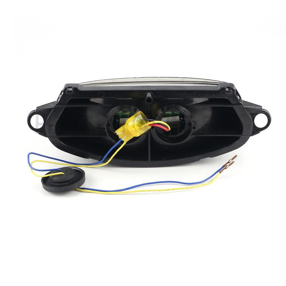 Luz trasera de freno LED integrada para Honda VTR1000F Super Hawk 1998-2005 Smoke Foto 4 de 4