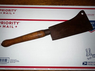 Antique NEW HAVEN EDGE TOOL Co. No. 3 Meat Cleaver 2 Lbs. 13 Oz.