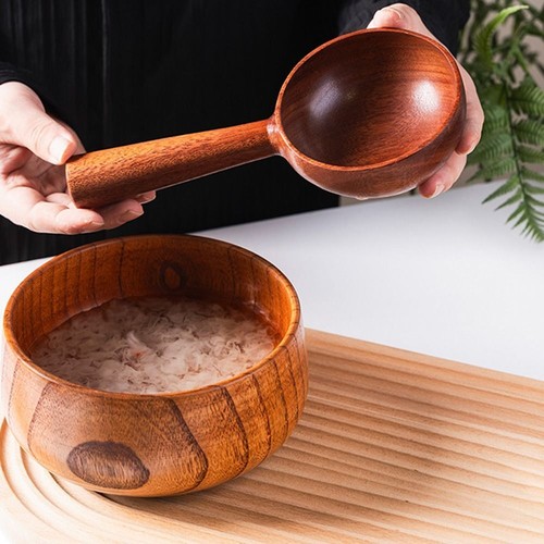 Eco-friendly Long Handled Spoon Long Handle Serving Soup Spoon Picnic - Picture 6 of 19