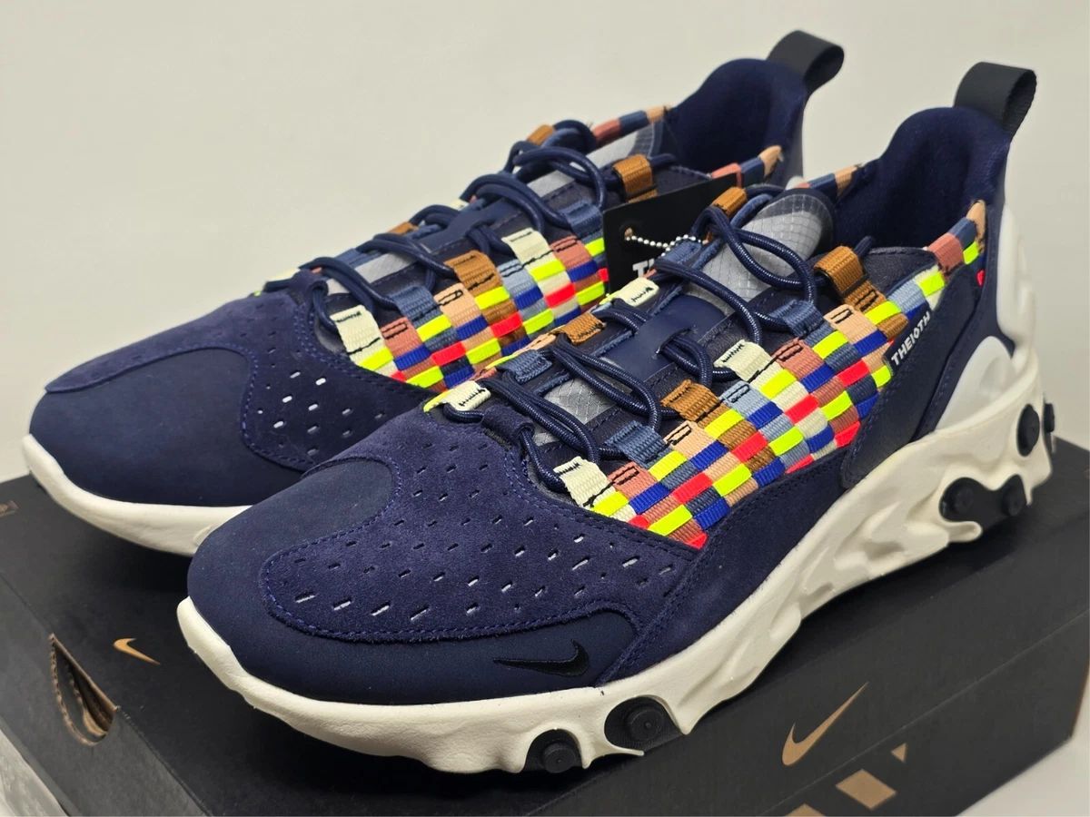 Nike React Sertu THE10TH Navy Blue Suede Athletic Shoes Mens 11 AT5301-400 Nike React Sertu THE10TH Dark Navy | Mercari main image 2