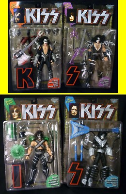 KISS Ultra 4 Figure Set New 1997 McFarlane Gene Simmons Criss