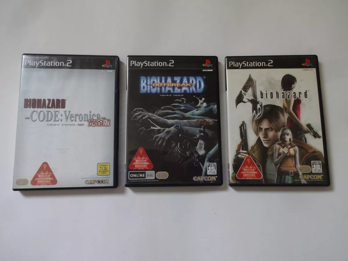 BioHazard Resident Evil 3 Set Sony PlayStation 2 PS2 CAPCOM NTSC-J From  Japan