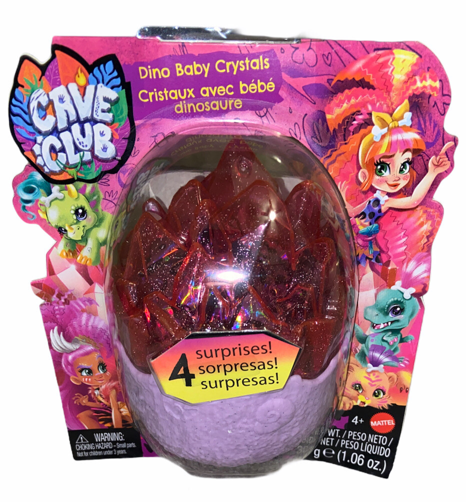 Cave Club Dino Baby Crystals 4 Surprises Pink H2 For Sale Online Ebay