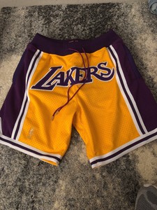 just don lakers shorts