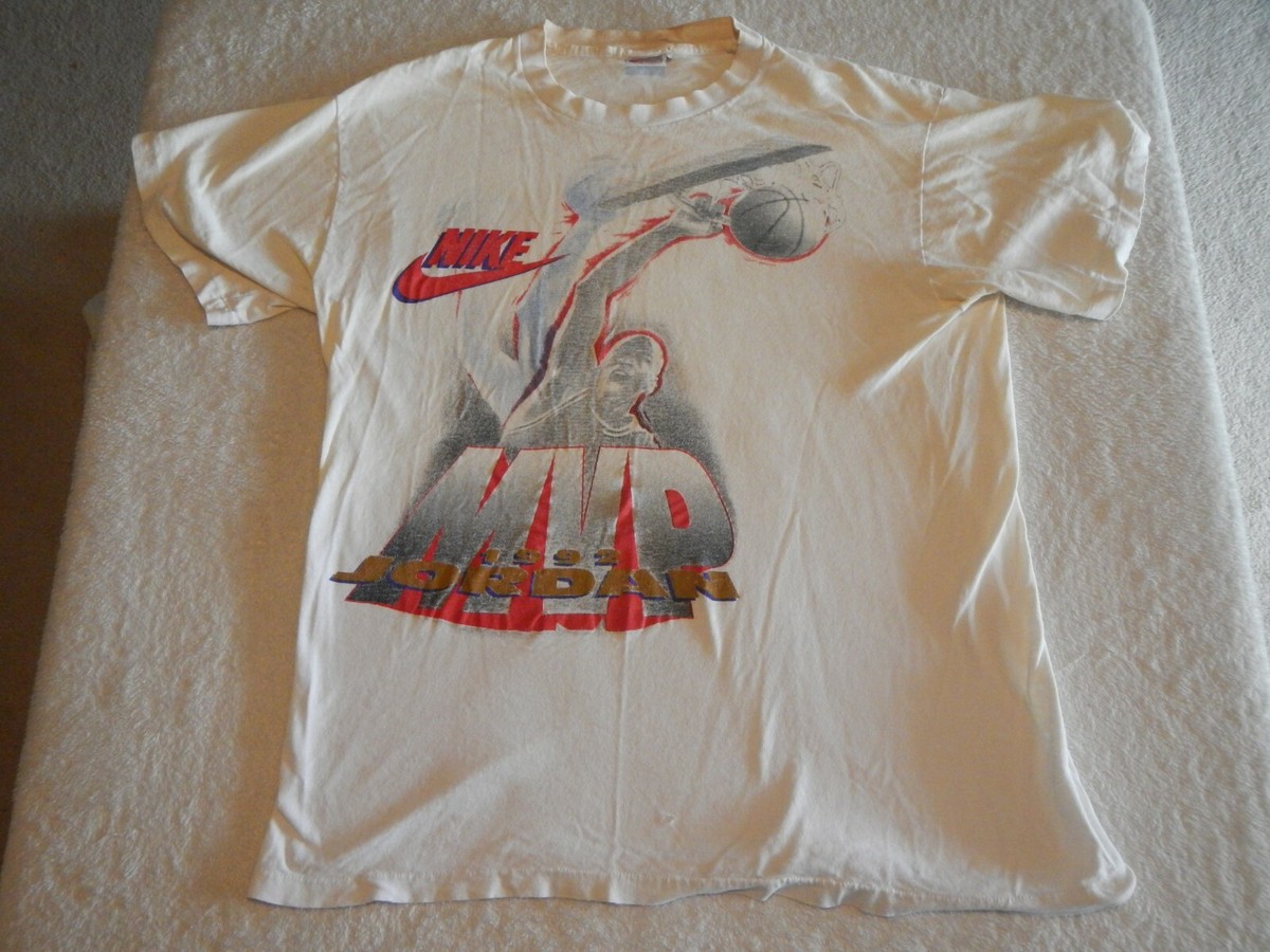 Vintage Nike MVP Air Jordan T-Shirt L | eBay