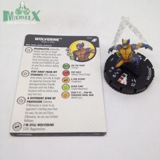 Heroclix X-Men: Xavier's School set Wolverine 053 Super Rare figure w/card 