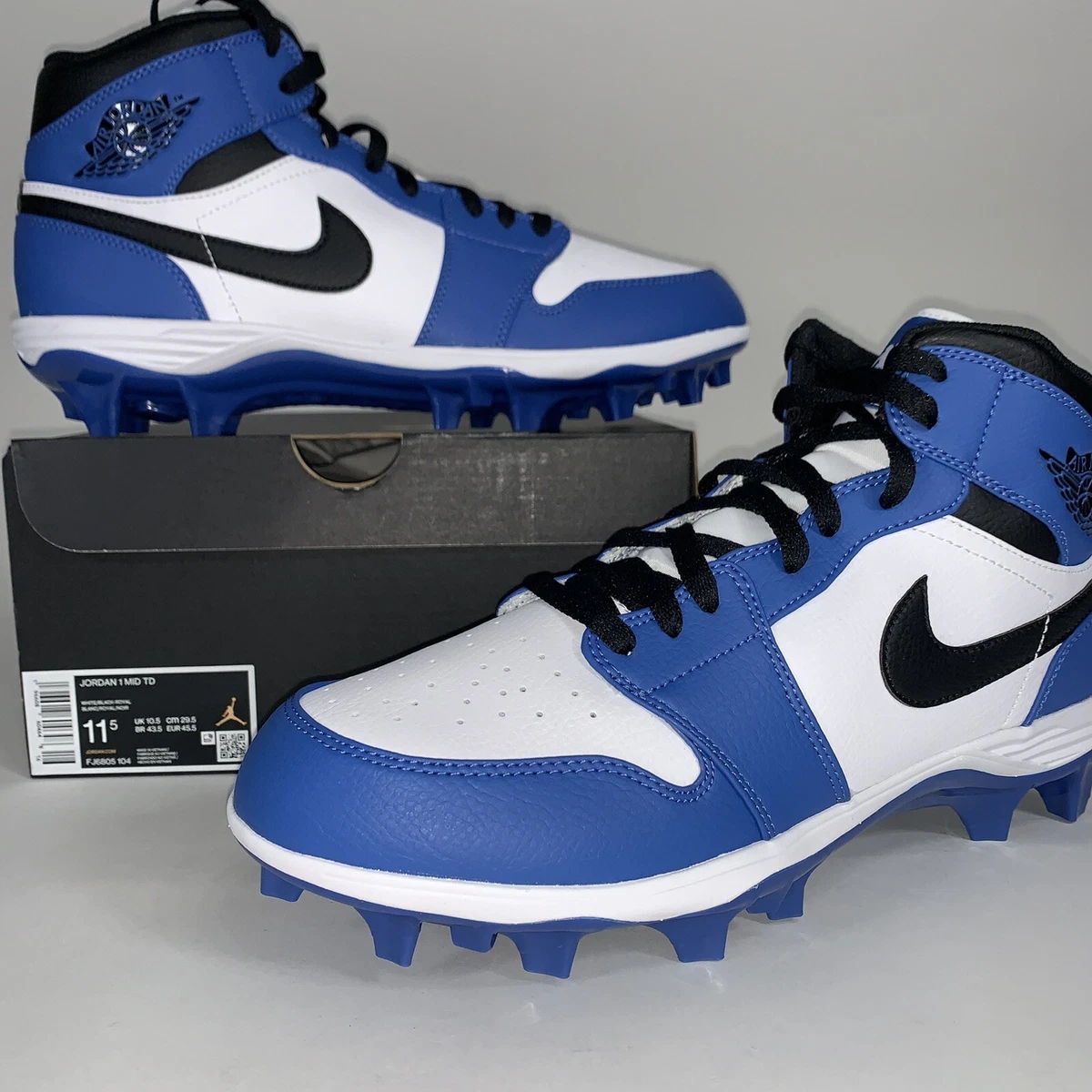 Jordan 1 Mid TD Men's Football Cleat