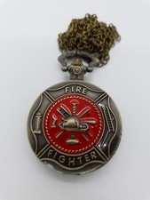Fire Fighter Pocket Watch - New Battery