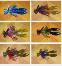 3 PK AWESOME!!BASS JIGS!! Custom Made Bass Fishing Jigs w/ DEER HAIR! 