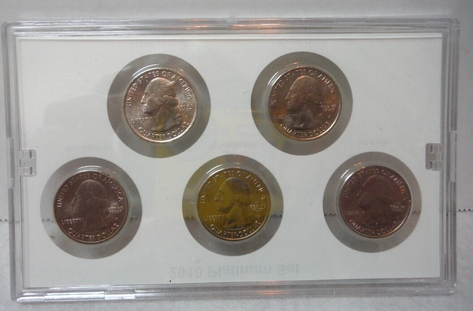 2010 American the Beautiful Philadelphia mint Platinum Edition - Image 3 of 4