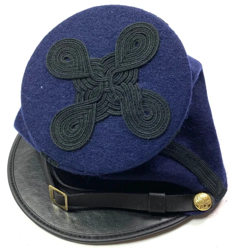 CIVIL WAR US UNION SENIOR GENERAL OFFICER WOOL KEPI FORAGE BUMMER CAP-LARGE