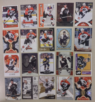 20 Card Lot of Different JEFF CARTER w/ROOKIE NHL Flyers Collector Must FREE S&H