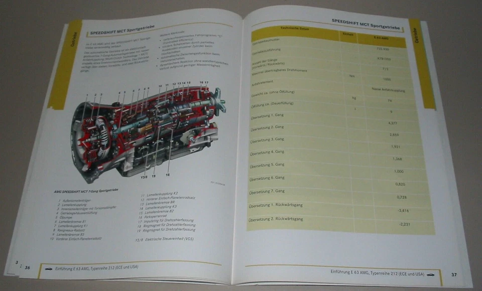 Werkstatthandbuch Mercedes E-Klasse E 63 AMG ECE USA W 212 Buch Stand Juni 2009 - Bild 2 von 4