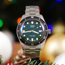 Oris Divers Sixty-Five 42mm Men's Wrist Watch Brand New W/Box Papers LW-96