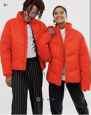 collusion unisex puffer jacket