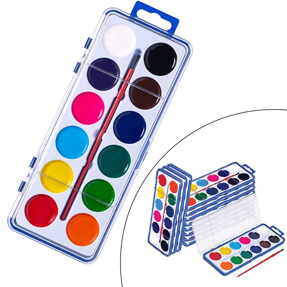SCATOLA DA PITTURA In Legno Studente Valigetta Trucco Vassoio - 6