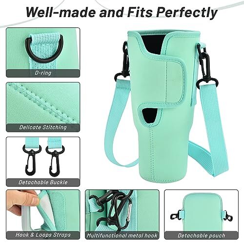 Water Bottle Carrier Bag Water Bottle Holder For 30/40oz Tumbler With