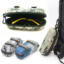 Eyeglass Storage Box Portable Zipper With Lanyard Lightweight Sunglasses Case
