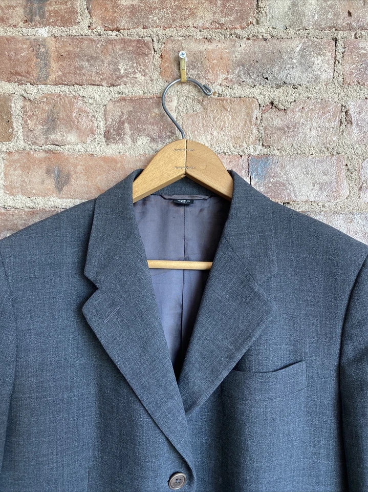 Chaqueta vintage para mujer Helmut Lang, talla 46 IT, 100 % lana gris Italia » Foto 3 de 4