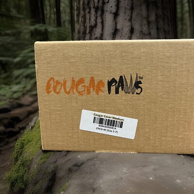 NEW Cougar Paws Cougar Cover Black Medium (5-7) Roofing Boot   Save Your Boots
