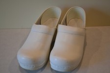 Dansko White Leather clogs, Size: 38