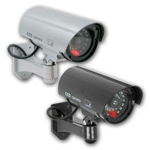 Dummy Überwachungskamera Kamera-Attrappe Blink-LED Alarmanlage Fake Camera CCTV - Afbeelding 2 van 6