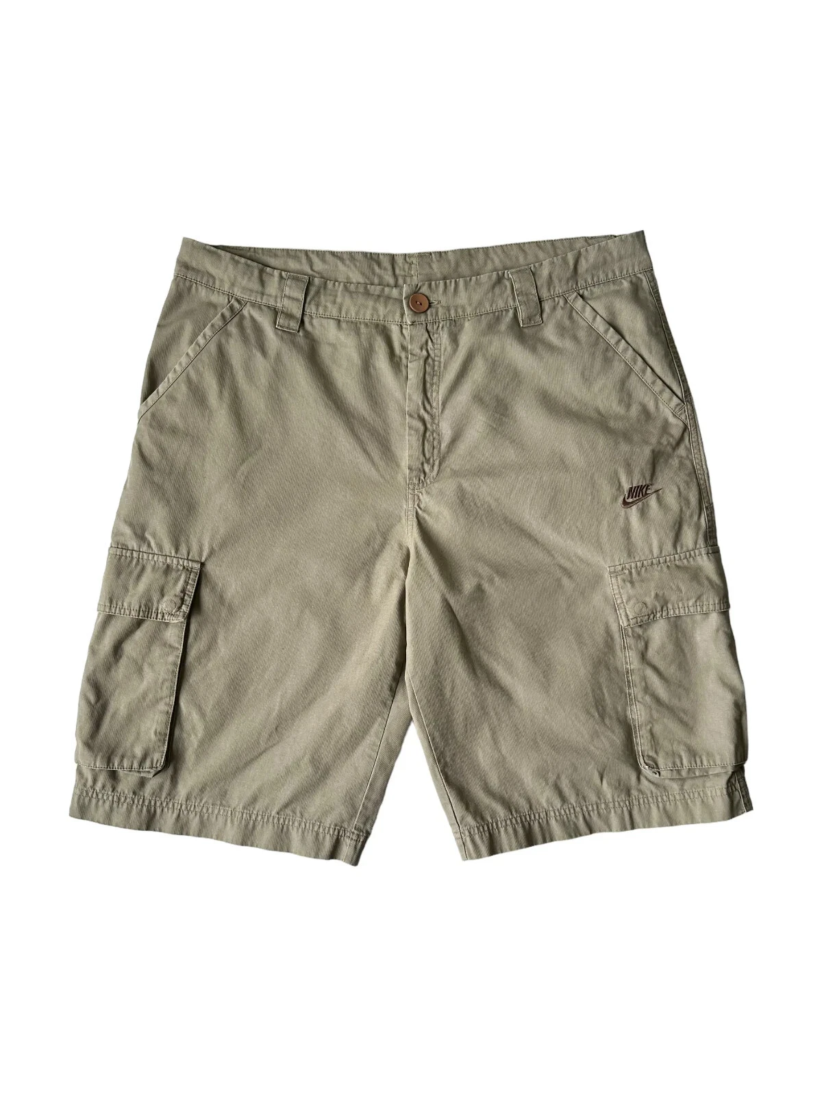 Vintage Nike Beige Cargo Shorts (L-XL)