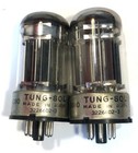 Pair 2 Tung-Sol 6080 6AS7 Amplifier Electron Vacuum Tubes TV-7 Tested T208