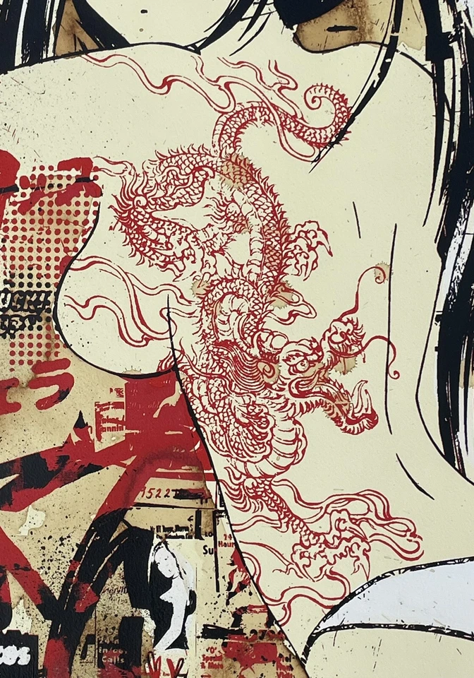 HUSH (b.1973) - “Fantasies for Naughty Boys II” Limited Ed. 2/2 - Signed & Dated - Image 3 of 4