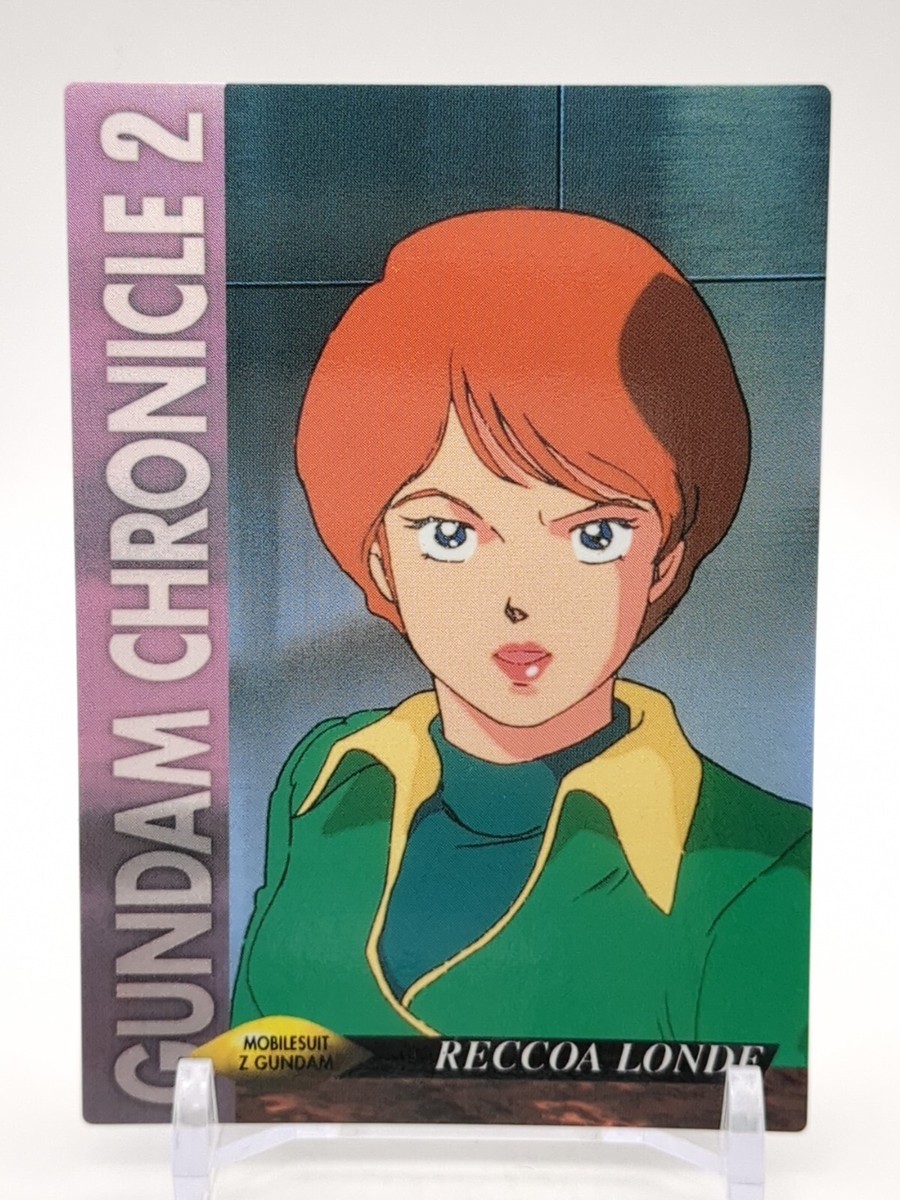 Reccoa Londe #15 MOBILE SUIT Ζ GUNDAM Carddass Masters Card BANDAI