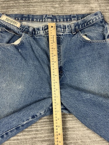 Bulwark FR Jeans Mens 38 Blue Fire Resistant Cotton Distressed Workwear - Picture 9 of 16