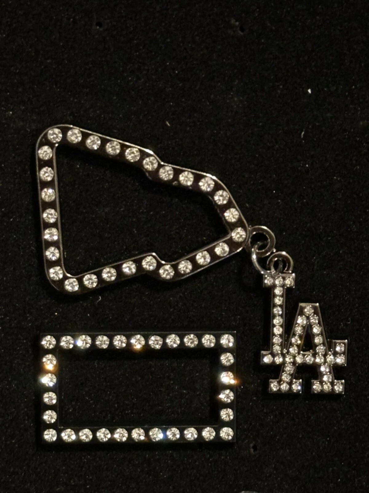 Black Dodgers New Era Hat Pins Set